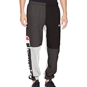 Men’s champion color block sweats